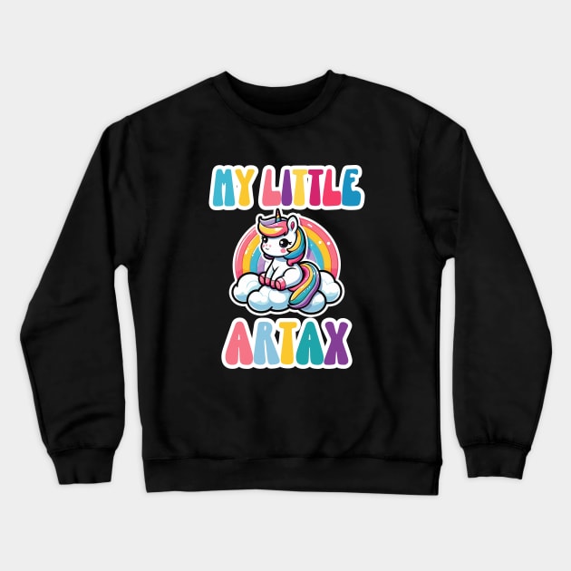 MY LITTLE ARTAX Crewneck Sweatshirt by lumenoire